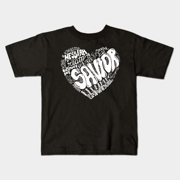 Names of Jesus Kids T-Shirt by ForeverEve